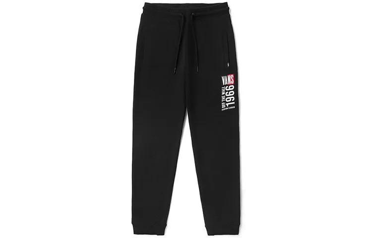 Мужские трикотажные спортивные штаны Vans, цвет Black