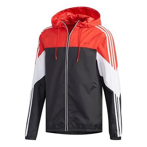 Ветровки neo m cs ris wb colorblock athleisure casual спортивная куртка Adidas, черный