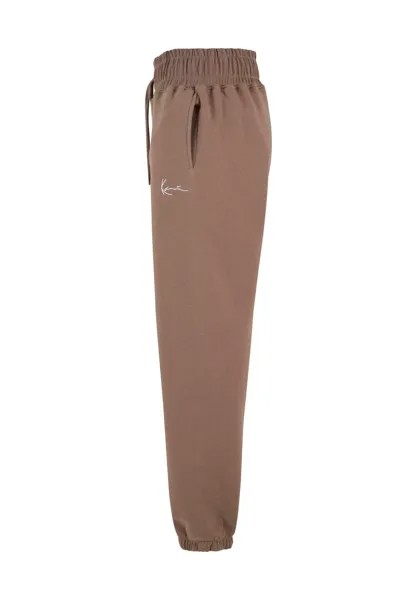 Спортивные штаны SMALL SIGNATURE ESSENTIAL Karl Kani, серо-коричневый