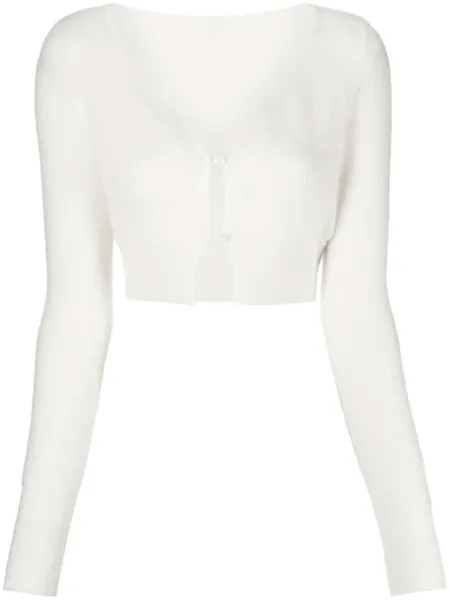 Jacquemus укороченный кардиган Alzou, нейтральный цвет