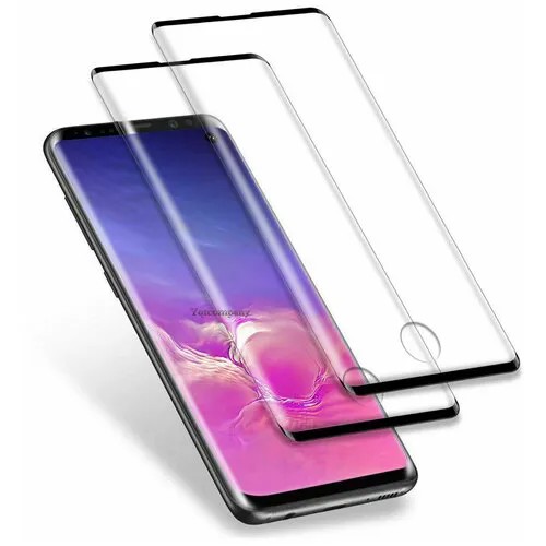 Защитное стекло 5D SG для Samsung Galaxy S10 полноэкранное черное