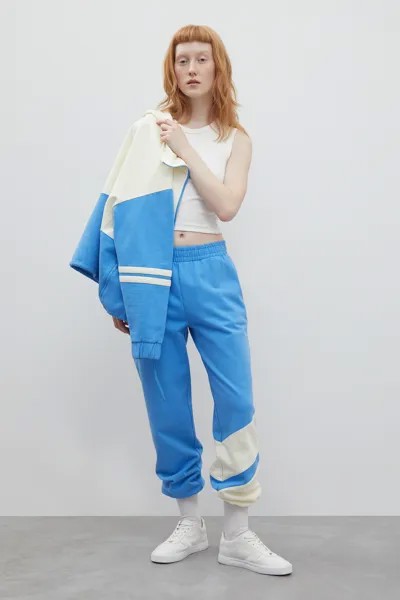 Спортивные брюки женские Finn Flare FBD110193 голубые XS