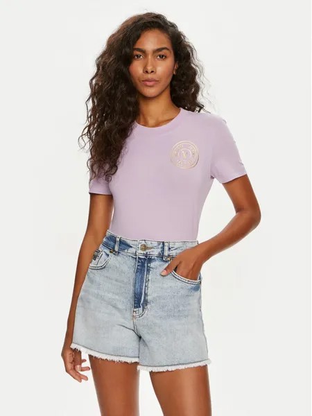 Футболка узкого кроя Versace Jeans Couture, фиолетовый