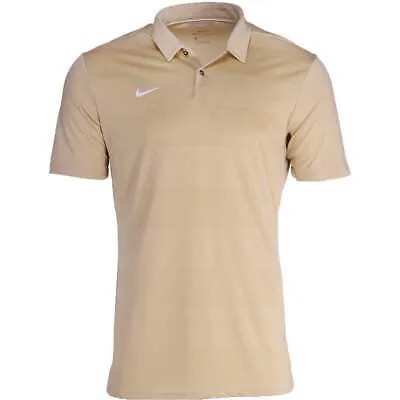 Мужская футболка-поло с коротким рукавом Nike Dry Early Season, желтая, повседневная, 908412-783
