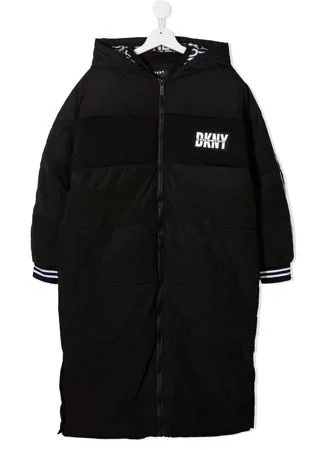 Dkny Kids длинный пуховик