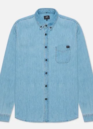 Мужская рубашка Edwin Standard Yoeme Cotton Denim, цвет синий, размер L
