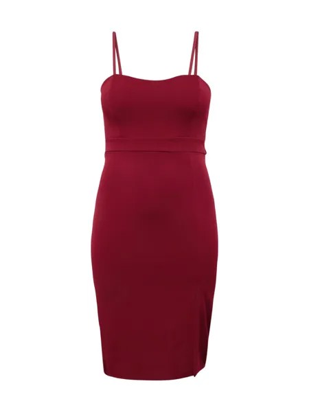 Коктейльное платье Wal G, цвет Wine Red