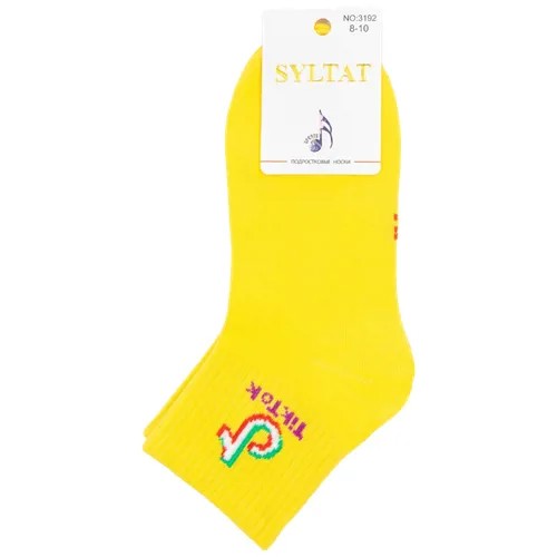 Носки RusExpress детские, размер 22, желтый