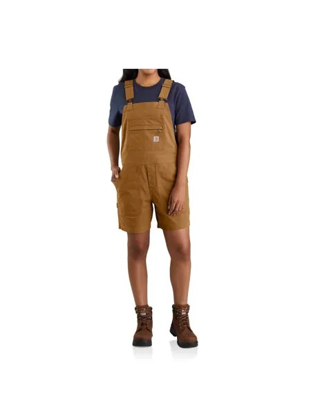 Брюки CARHARTT Latzhose, коричневый