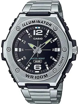Японские наручные  мужские часы Casio MWA-100HD-1AVDF. Коллекция Analog