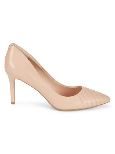 Кожаные туфли Roulle с острым носком Karl Lagerfeld Paris, цвет Nude