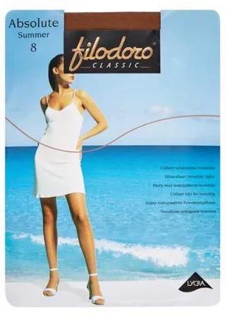 Колготки Filodoro Classic Absolute Summer 8 den, размер 4-L, noce (коричневый)