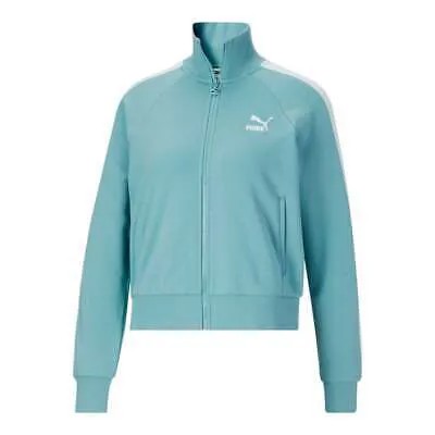 Puma Iconic T7 Full Zip Jacket Женские синие пальто Куртки Верхняя одежда 531852-71