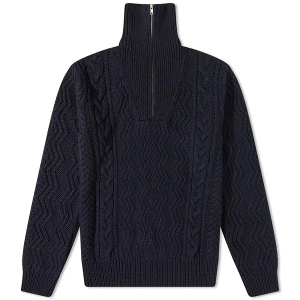 Джемпер NN07 Roman Half Zip Cable Knit