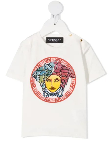 Versace Kids футболка с принтом Medusa