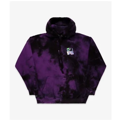 Толстовка Ripndip sid purple/black tie dye, размер XL