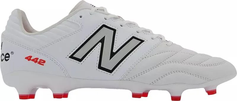 Мужские футбольные бутсы New Balance 442 V2 Pro FG, белый/красный