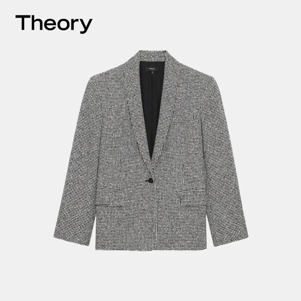 Костюм женский Theory с воротником, черный