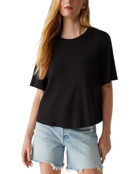 Футболка Michael Stars Kona Generous Crew Neck Tee, черный
