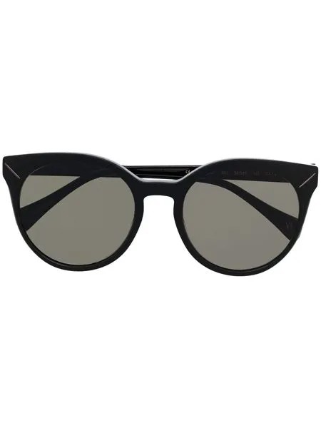 Yohji Yamamoto солнцезащитные очки YS 500 в оправе 'кошачий глаз'