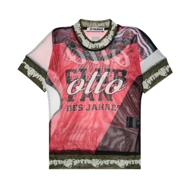 Футболка Ottolinger Mesh T-Shirt, красный