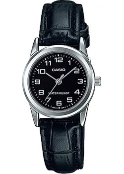 Японские наручные  женские часы Casio LTP-V001L-1B. Коллекция Analog