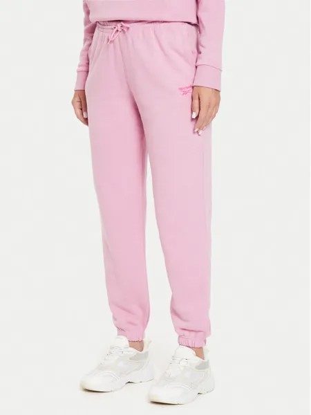 Спортивные брюки regular fit Reebok, розовый