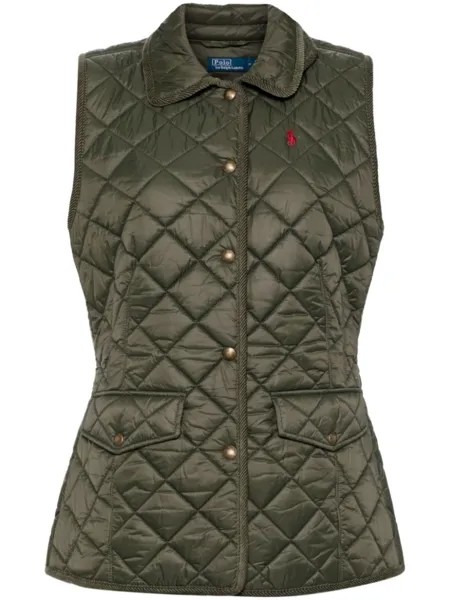 Polo Ralph Lauren стеганый жилет, зеленый