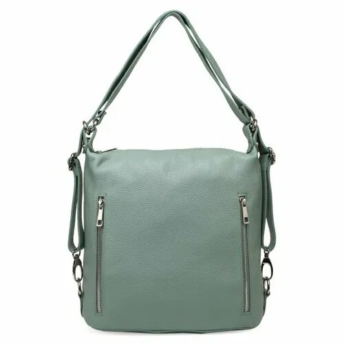 Сумка хобо diva's bag, голубовато-зеленый
