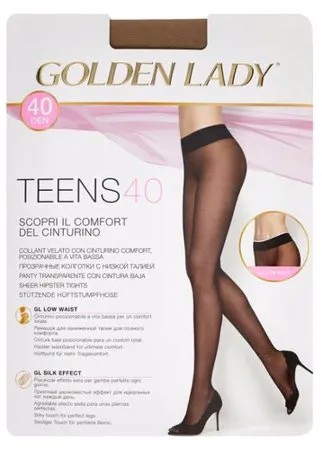 Колготки Golden Lady Teens Vita Bassa 40 den, размер 3-M, melon (бежевый)