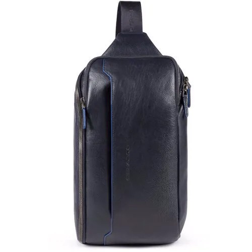 Рюкзак с одной лямкой Piquadro CA5107B2S/BLU мужской кожаный синий