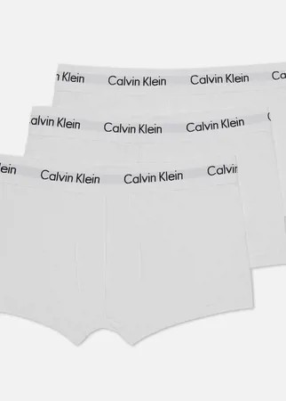 Комплект мужских трусов Calvin Klein Underwear 3-Pack Low Rise Trunk, цвет белый, размер L