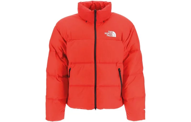 Пуховик мужской красный The North Face, красный