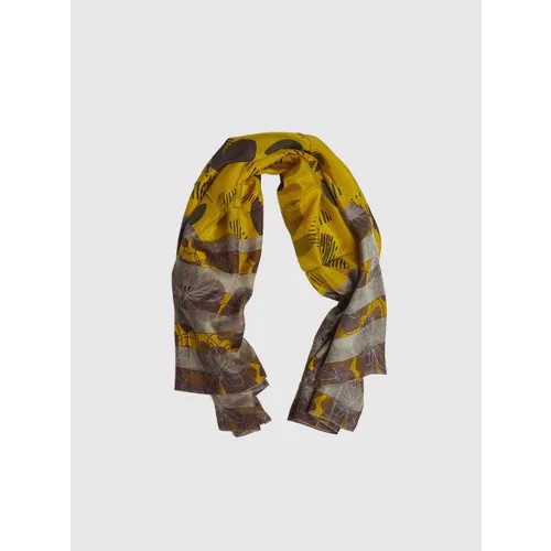 В римском стиле с рисунком 100% шелковая шаль шарф для женщин модные желтые красоты Сделано в Турции шелковой ткани высокого качества