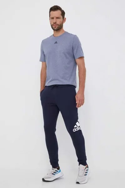 Джоггеры adidas, темно-синий