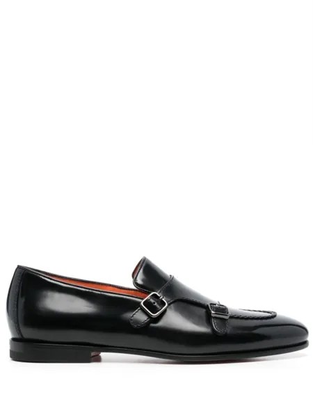 Santoni туфли монки, черный