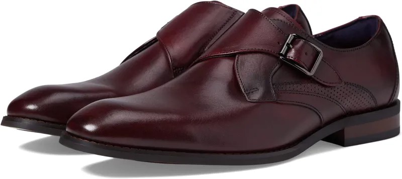 Оксфорды Karcher Monk Strap Stacy Adams, цвет Burgundy