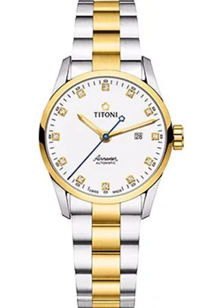 Швейцарские наручные  женские часы Titoni 23743-SY-582. Коллекция Airmaster
