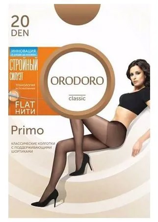 Колготки Orodoro Primo, 20 den, размер 2, черный