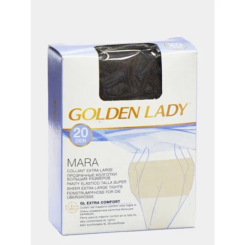 Колготки Golden Lady LEDA/MARA, 20 den, размер 5XL, черный