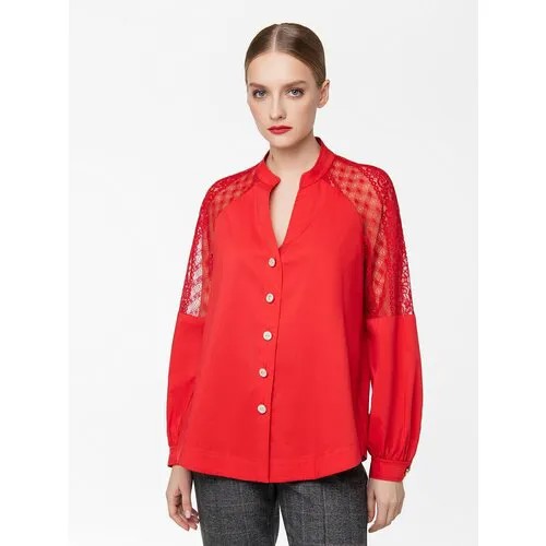 Блуза  Lo, размер 46, красный