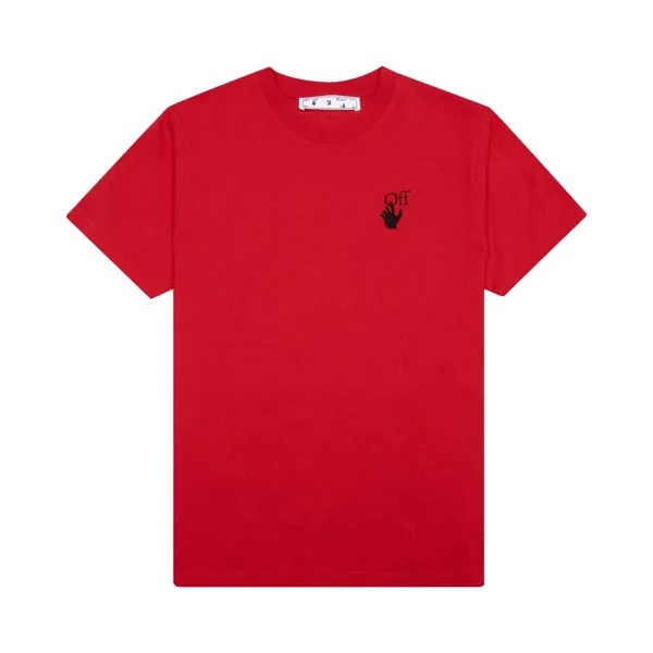 Узкая футболка с короткими рукавами Off-White Spray Marker, Samba/Black