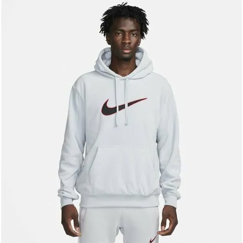 Худи спортивное NIKE M NSW SP HOODIE POLAR FLEECE, размер M, , gray