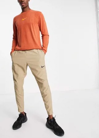 Светло-бежевые джоггеры Nike Pro Training Flex Vent Max-Светло-бежевый цвет
