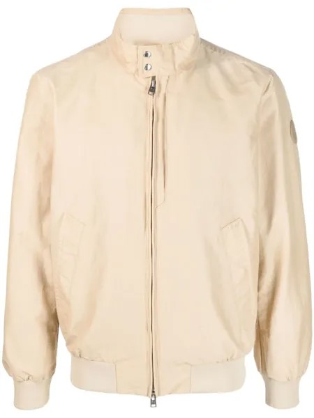 Woolrich легкая куртка с высоким воротником, нейтральный цвет