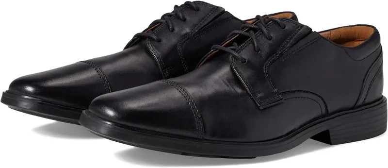Оксфорды Clarkslite Cap Clarks, черная кожа
