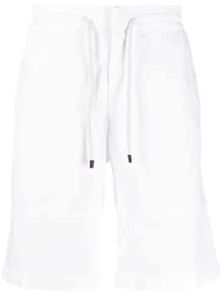 Brunello Cucinelli шорты с кулиской, белый