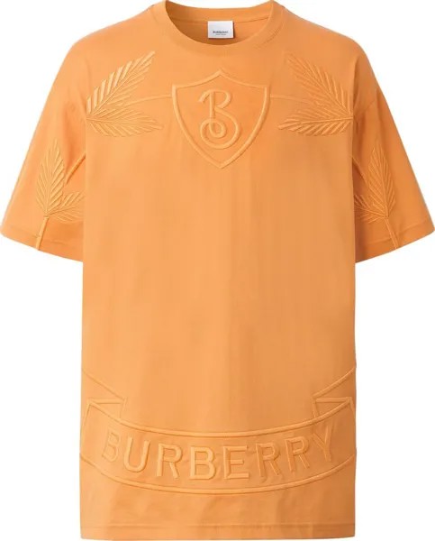 Футболка Burberry Oak Leaf Crest T-Shirt 'Dusty Orange', оранжевый