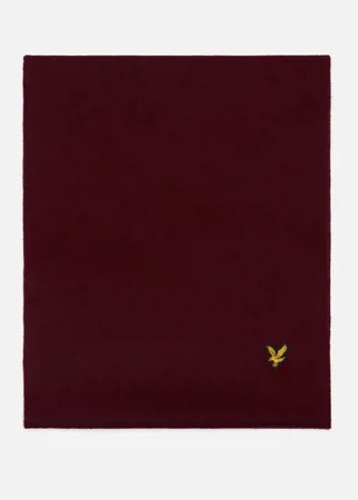 Шарф Lyle & Scott Lambswool, цвет бордовый