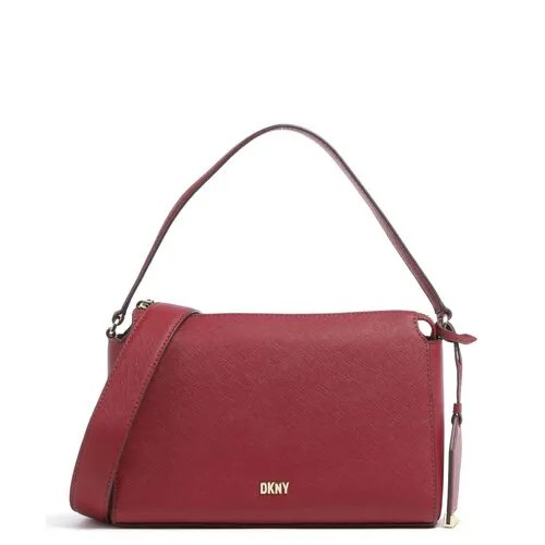 Сумка кросс-боди DKNY, фактура зернистая, красный